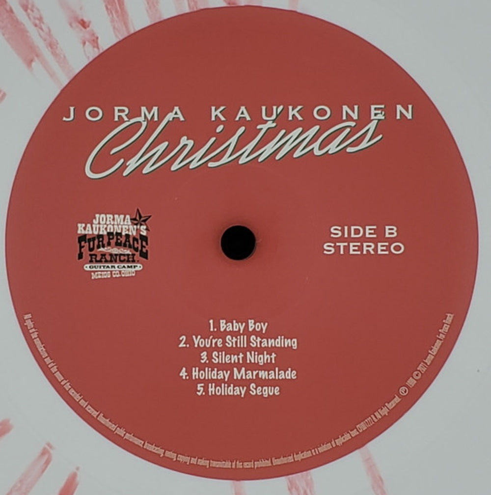 Jorma Kaukonen – Christmas (Candy Cane Edition RSD Black Friday 2021 LP Vinyl) Vinyl Record