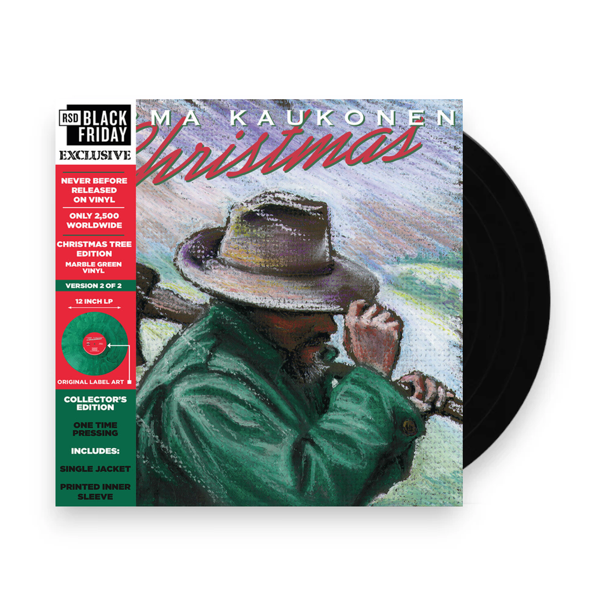 Jorma Kaukonen – Christmas (Christmas Tree Edition RSD Black Friday 2021 LP Vinyl) Vinyl Record
