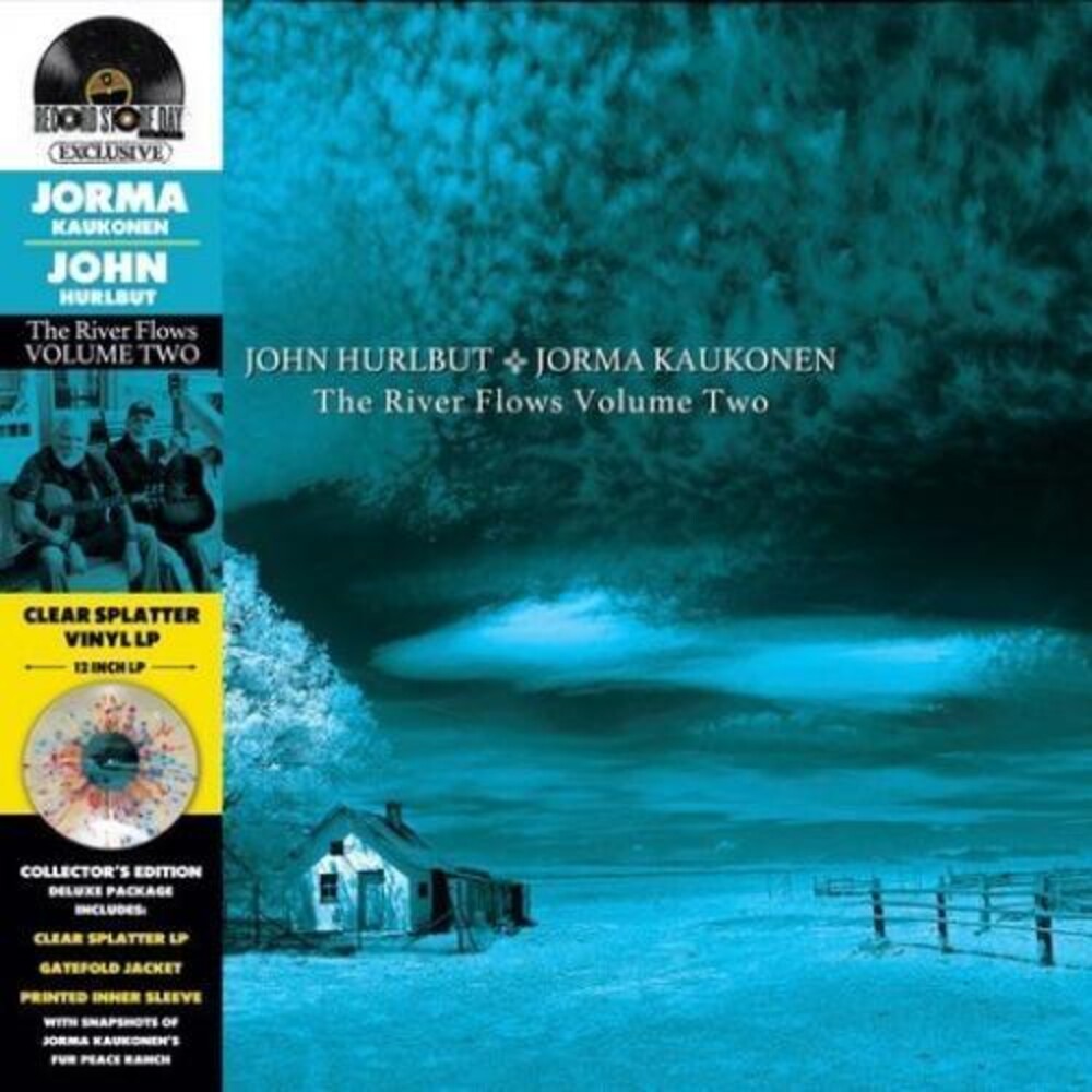 Jorma Kaukonen & John Hurlbut – The River Flows Vol. 2 (Clear RSD 2021 LP Vinyl) Vinyl Record
