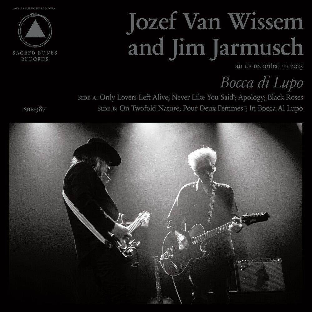 Jozef Van Wissem and Jim Jarmusch – Bocca di Lupo and Mouth of the Wolf (Cloudy Clear LP Vinyl) Vinyl Record