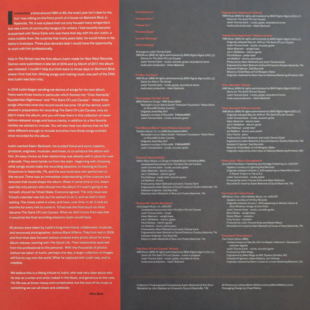 Justin Townes Earle – All In: Unreleased & Rarities (2-LP Vinyl) Vinyl Record