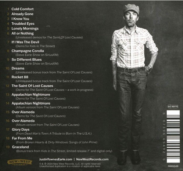 Justin Townes Earle – All In: Unreleased & Rarities Music CD