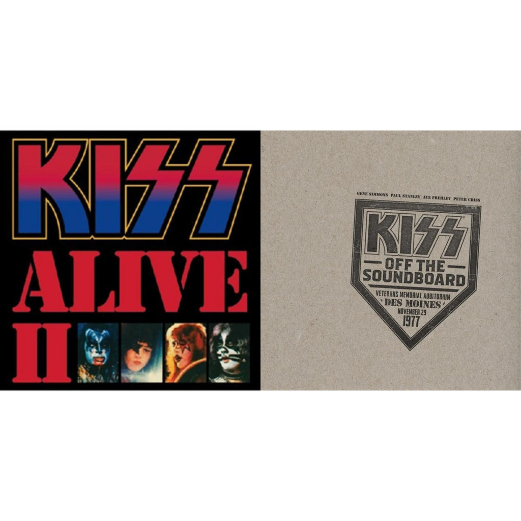 Kiss - Kiss Off The Soundboard: Live In Des Moines (2LP) & Alive Ii