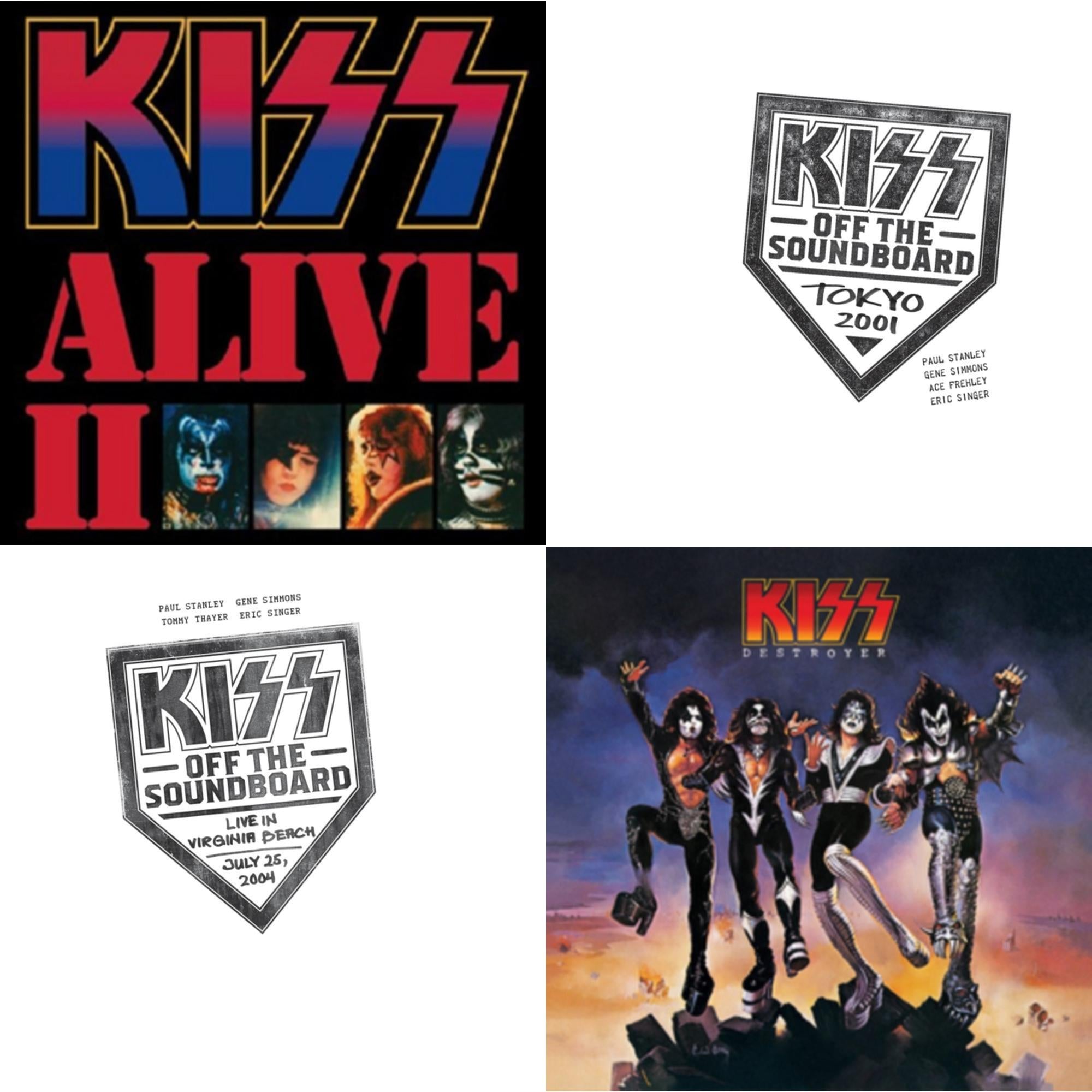 Kiss Off The Soundboard: Tokyo 2001 (3LP) & Kiss Off The Soundboard: Live In Virginia Beach (3LP) & Destroyer & Alive Ii