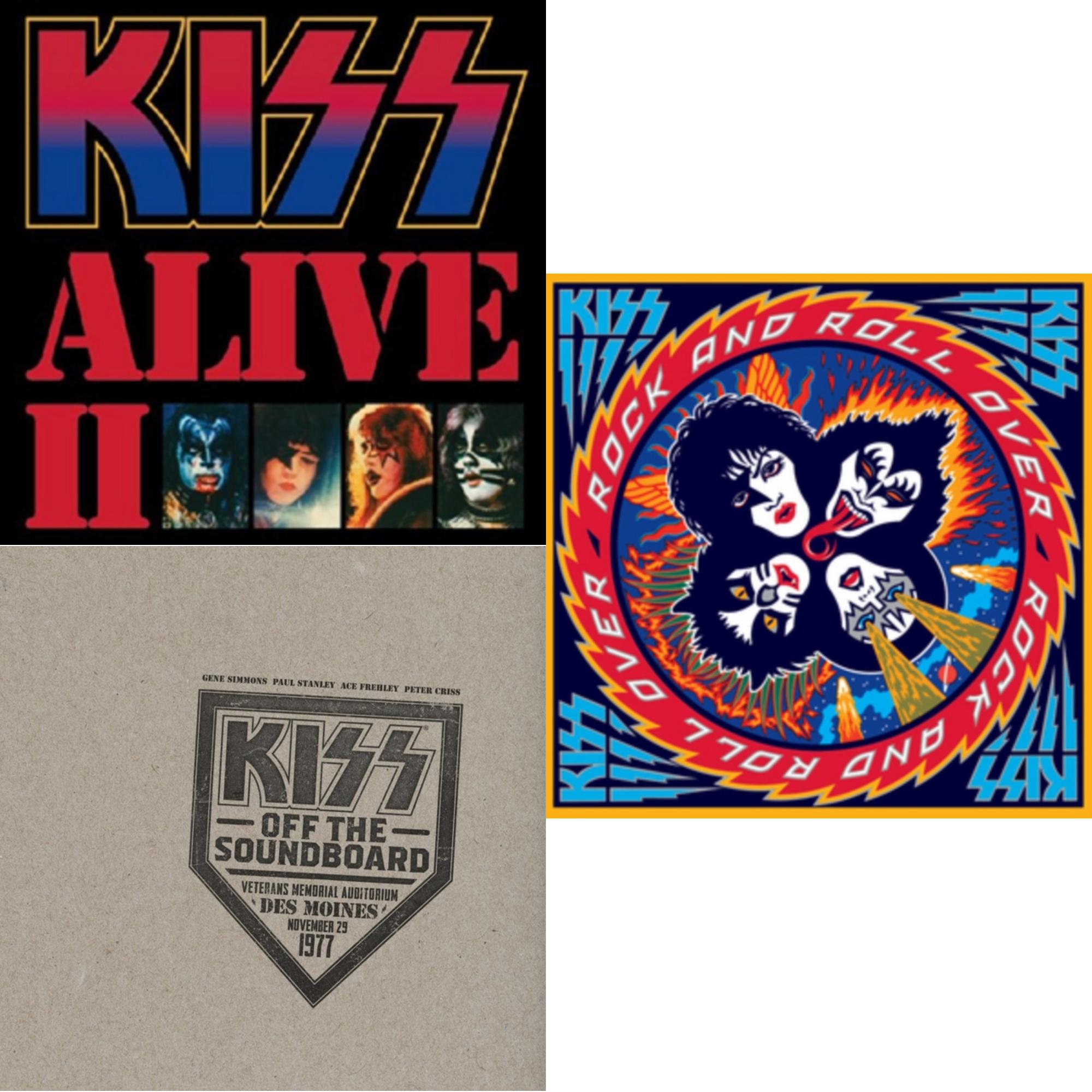 Kiss Off The Soundboard: Live In Des Moines (2LP) & Rock & Roll Over & Alive Ii
