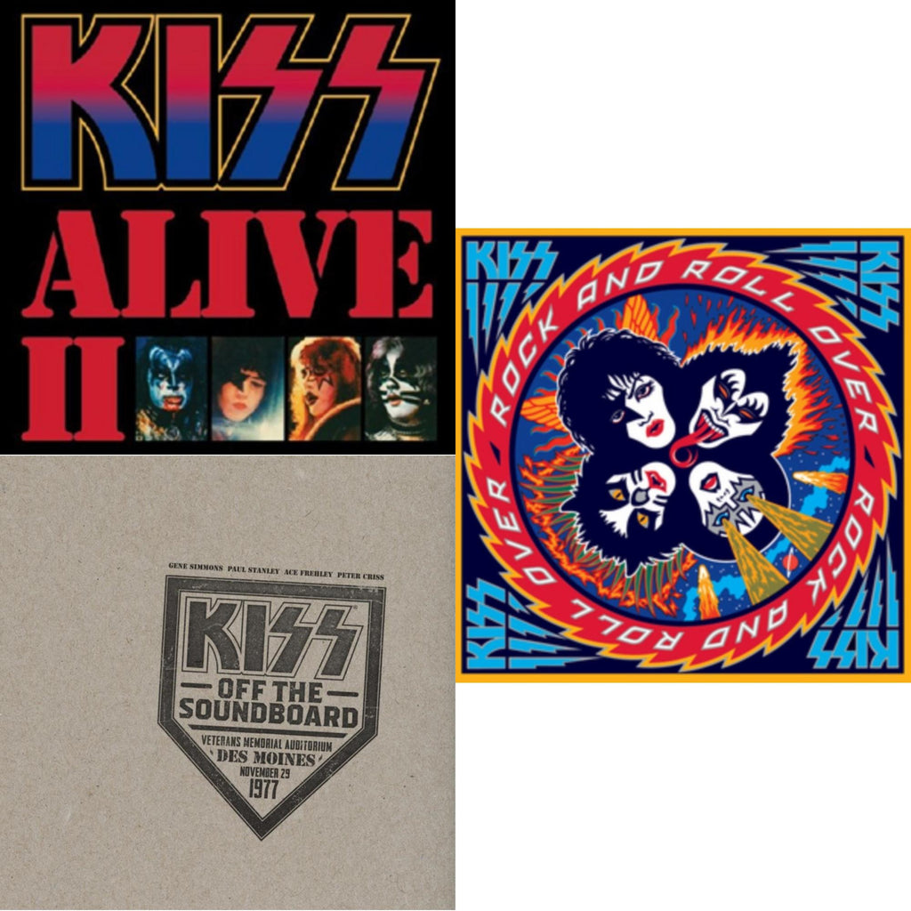 Kiss Off The Soundboard: Live In Des Moines (2LP) & Rock & Roll Over & Alive Ii