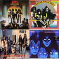 Love Gun (Tangerine/Aqua Splatter LP Vinyl) & Hotter Than Hell & Carnival Of Souls & Creatures Of Night