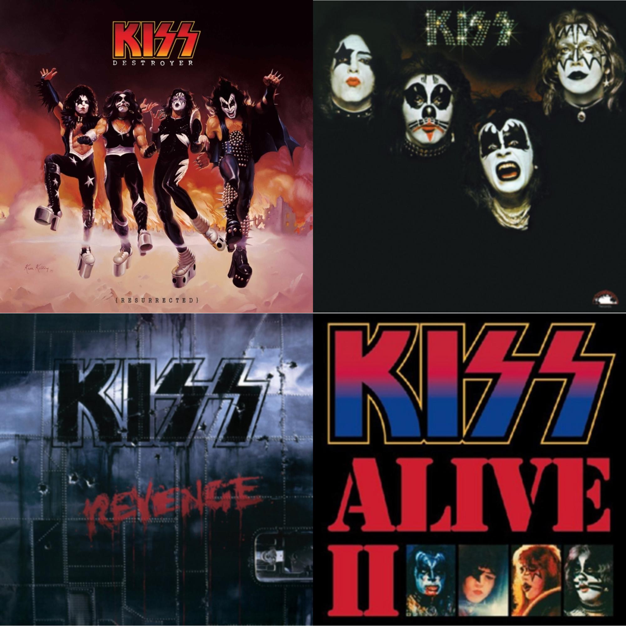 Destroyer (Resurrected) (Translucent Orange LP Vinyl) & Kiss & Revenge & Alive Ii