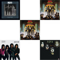 Love Gun (Tangerine/Aqua Splatter LP Vinyl) & Kiss & Lick It Up & Dressed To Kill & Love Gun