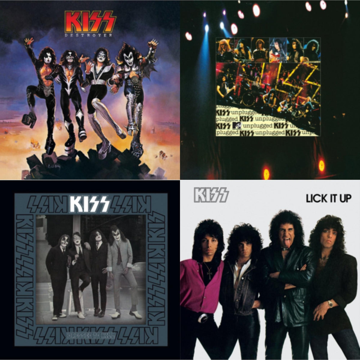 Destroyer & Lick It Up & Dressed To Kill & Mtv Unplugged