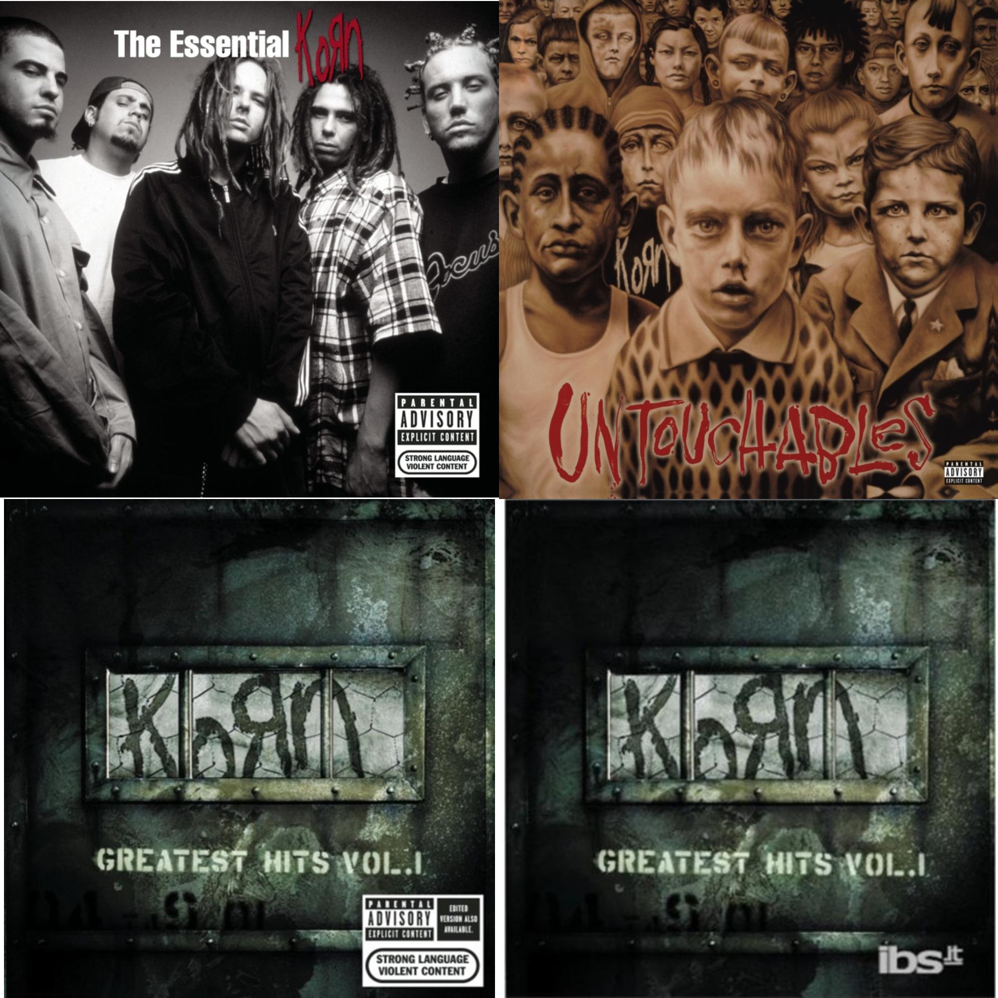 Korn - Essential Korn & Untouchables & Greatest Hits Vol.1 & Greatest Hits Vol.1 - CD Bundle