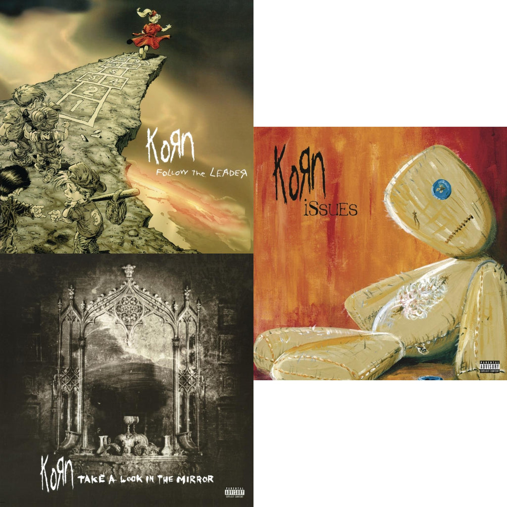 Korn - Issues (X) (2LP/140G) & Take A Look In The Mirror (2 LP) (140G) & Follow The Leader (Pa) (2 LP/140G)