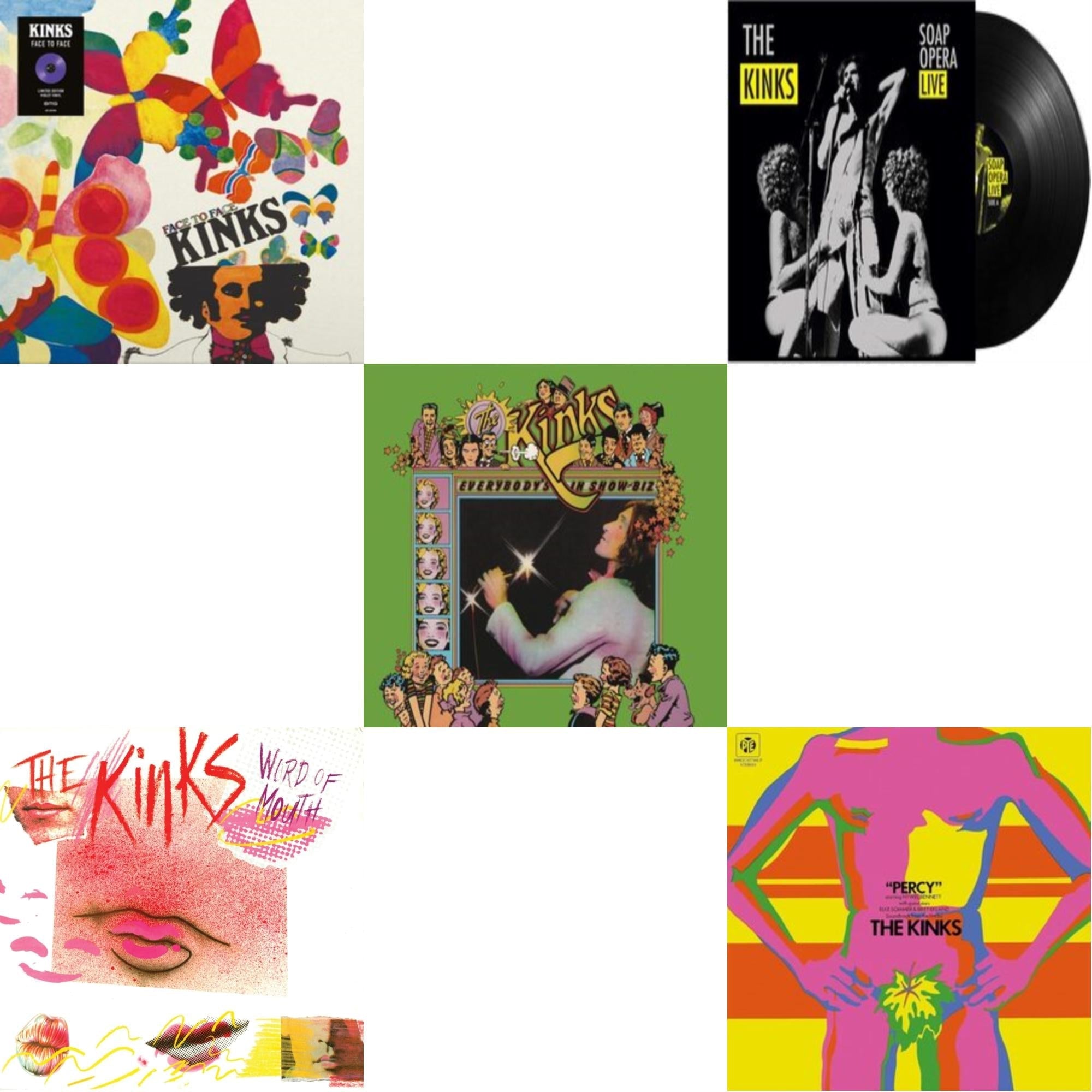 Face To Face & Everybody's In Show-Biz (2022 Standalone/2LP) & Percy & Soap Opera Live (140G) & Word Of Mouth (180G/Red LP Vinyl/Limited Edition/Gatefold Cover & Poster)