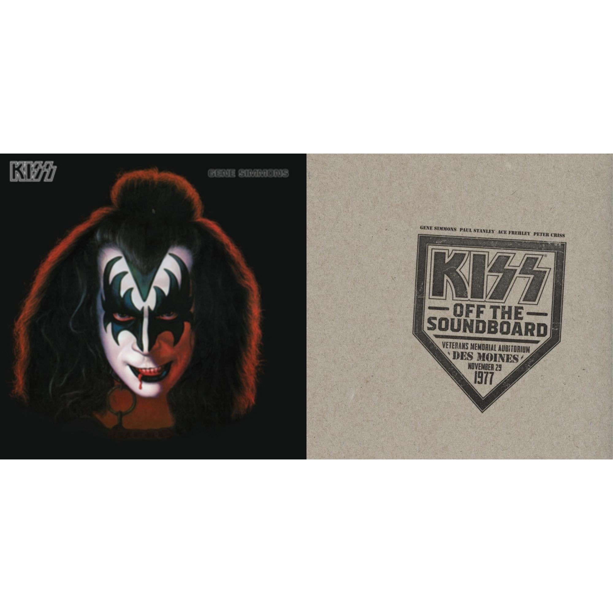 Kiss - Kiss Off The Soundboard: Live In Des Moines (2LP) & Gene Simmons