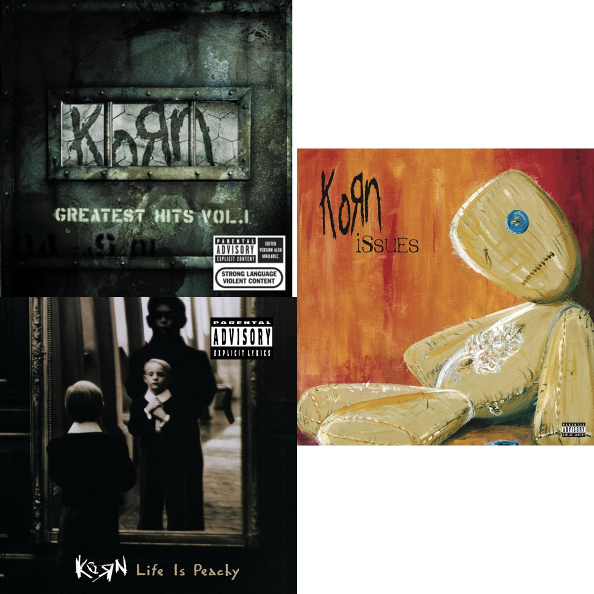 Greatest Hits Vol.1 & Life Is Peachy & Issues (Explicit)