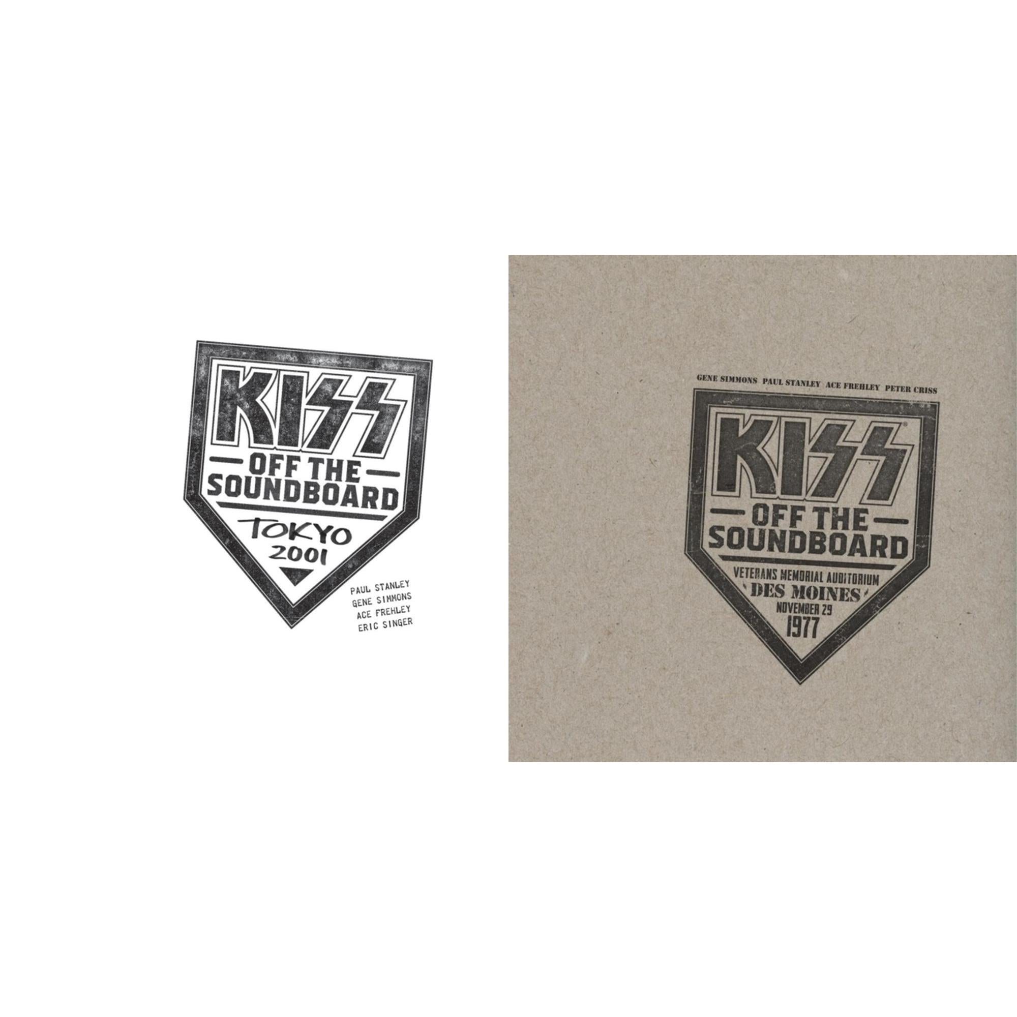 Kiss Off The Soundboard: Tokyo 2001 (3LP) & Kiss Off The Soundboard: Live In Des Moines (2LP)