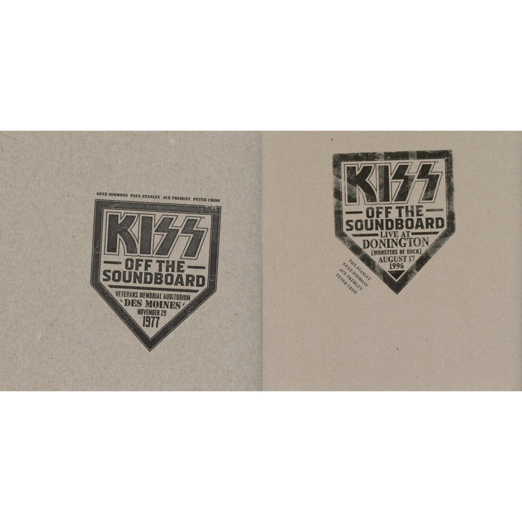 Kiss Off The Soundboard: Donington 1996 (Live) (3LP) & Kiss Off The Soundboard: Live In Des Moines (2LP)