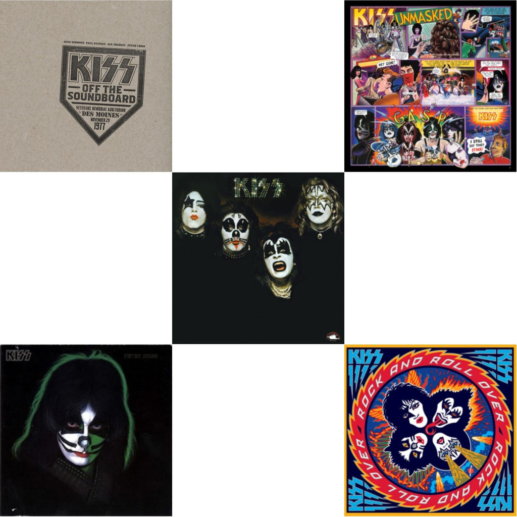 Kiss Off The Soundboard: Live In Des Moines (2LP) & Kiss & Unmasked & Rock & Roll Over & Peter Criss