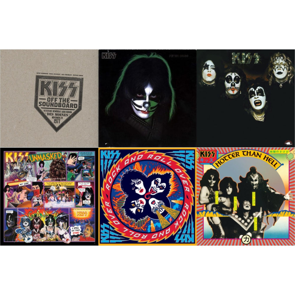 Kiss Off The Soundboard: Live In Des Moines (2LP) & Kiss & Hotter Than Hell & Unmasked & Rock & Roll Over & Peter Criss