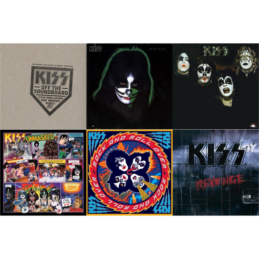 Kiss Off The Soundboard: Live In Des Moines (2LP) & Kiss & Revenge & Unmasked & Rock & Roll Over & Peter Criss
