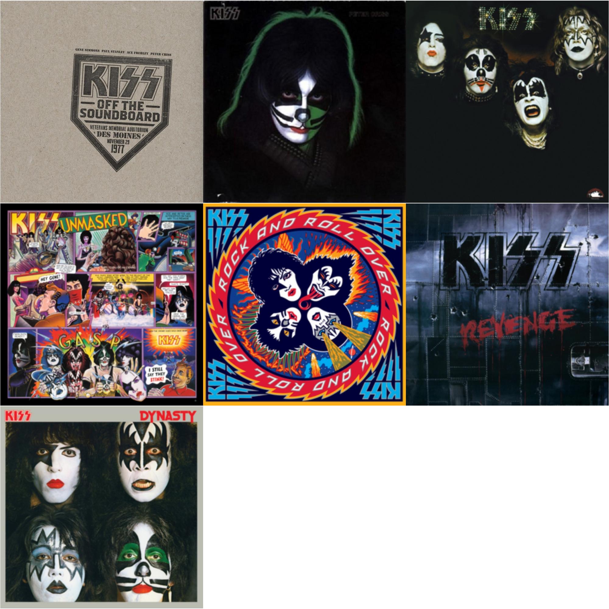 Kiss Off The Soundboard: Live In Des Moines (2LP) & Kiss & Revenge & Dynasty & Unmasked & Rock & Roll Over & Peter Criss