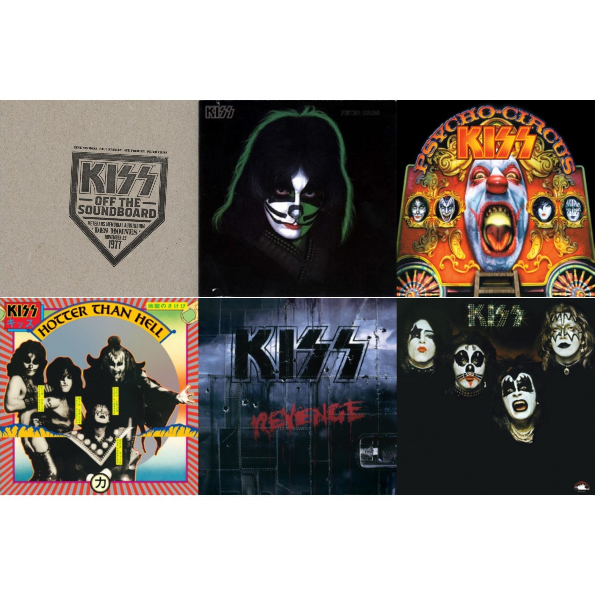 Kiss Off The Soundboard: Live In Des Moines (2LP) & Kiss & Revenge & Hotter Than Hell & Psycho Circus & Peter Criss