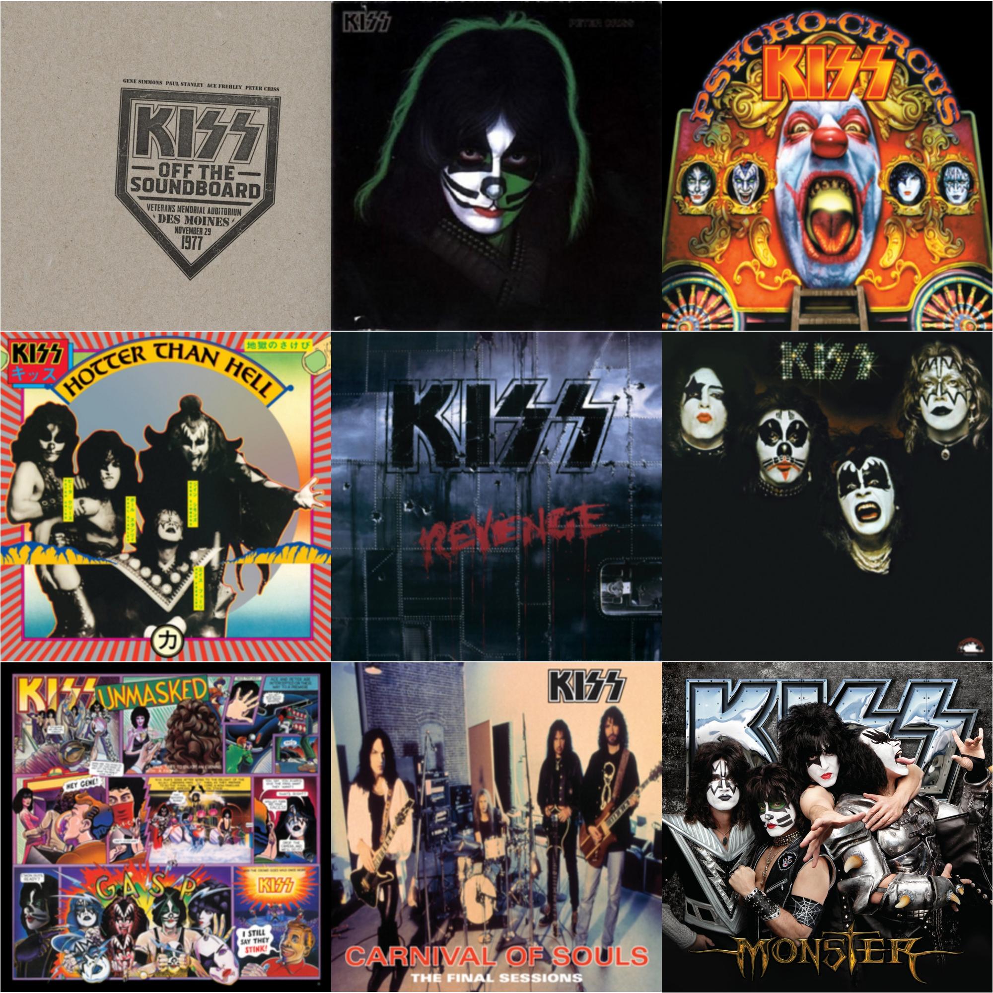 Kiss Off The Soundboard: Live In Des Moines (2LP) & Monster & Kiss & Revenge & Hotter Than Hell & Psycho Circus & Unmasked & Carnival Of Souls & Peter Criss