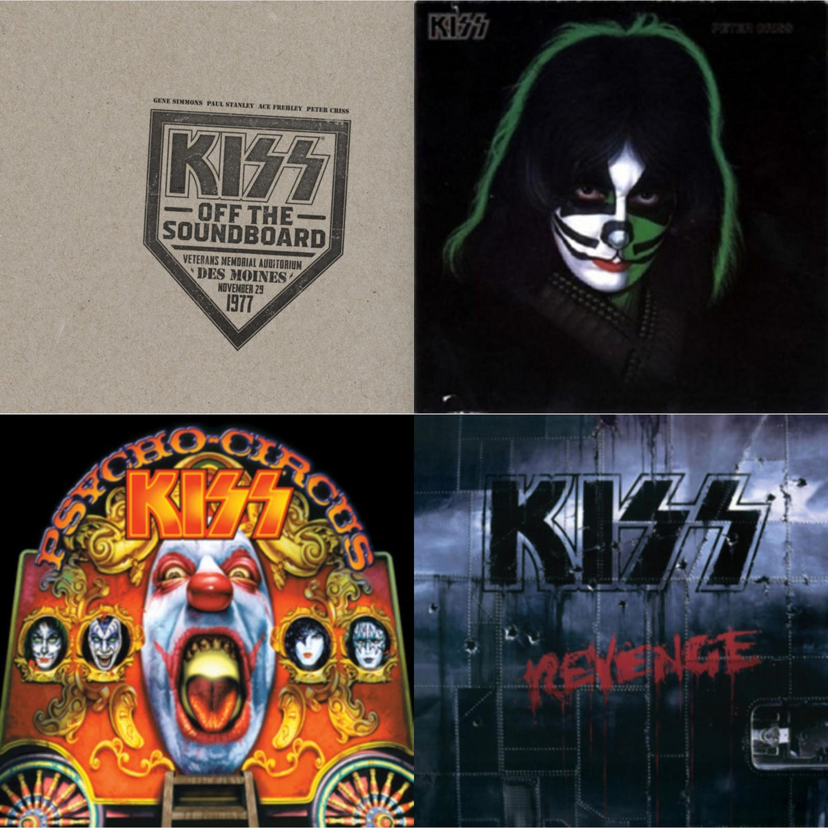 Kiss Off The Soundboard: Live In Des Moines (2LP) & Revenge & Psycho Circus & Peter Criss