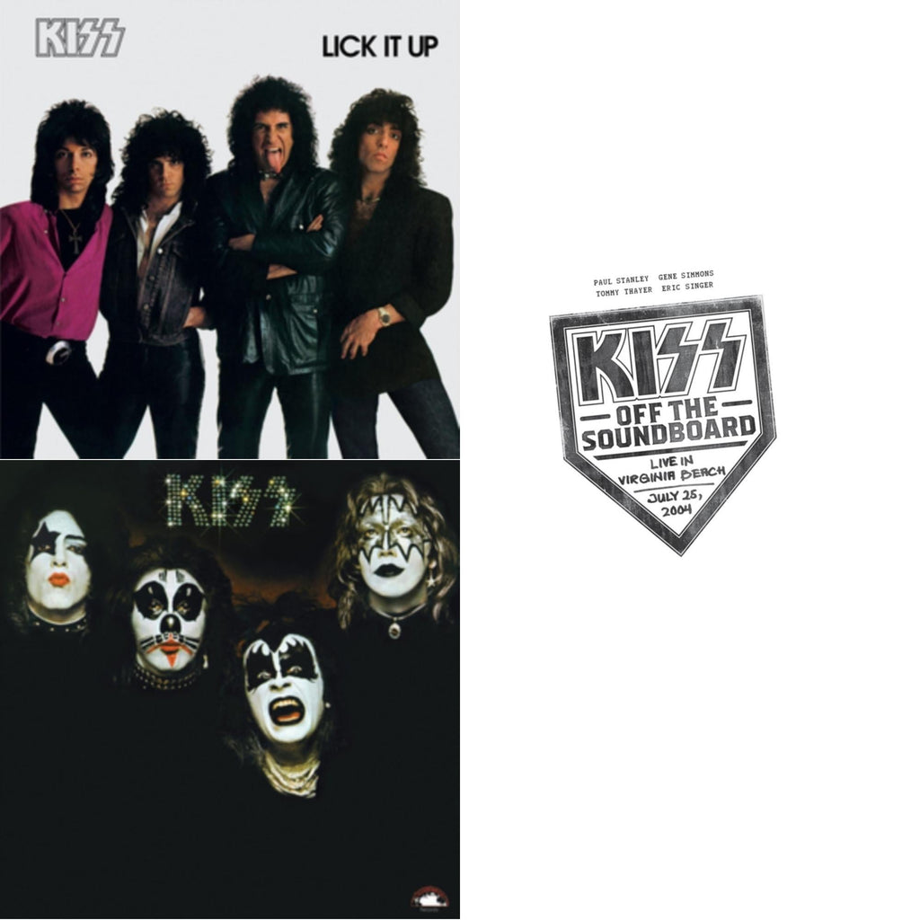 Kiss Off The Soundboard: Live In Virginia Beach (3LP) & Kiss & Lick It Up