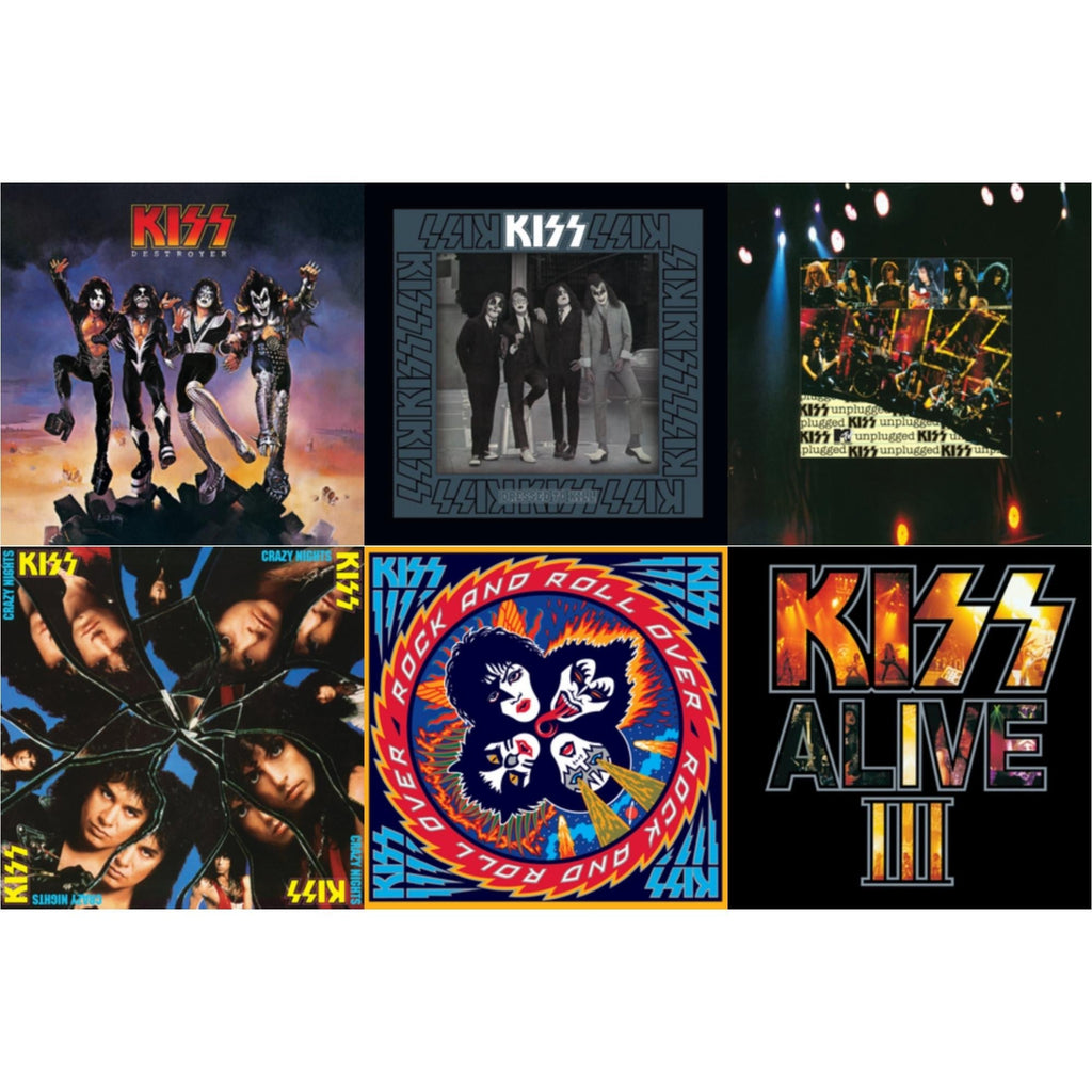 Destroyer & Dressed To Kill & Mtv Unplugged & Crazy Nights & Rock & Roll Over & Alive Iii
