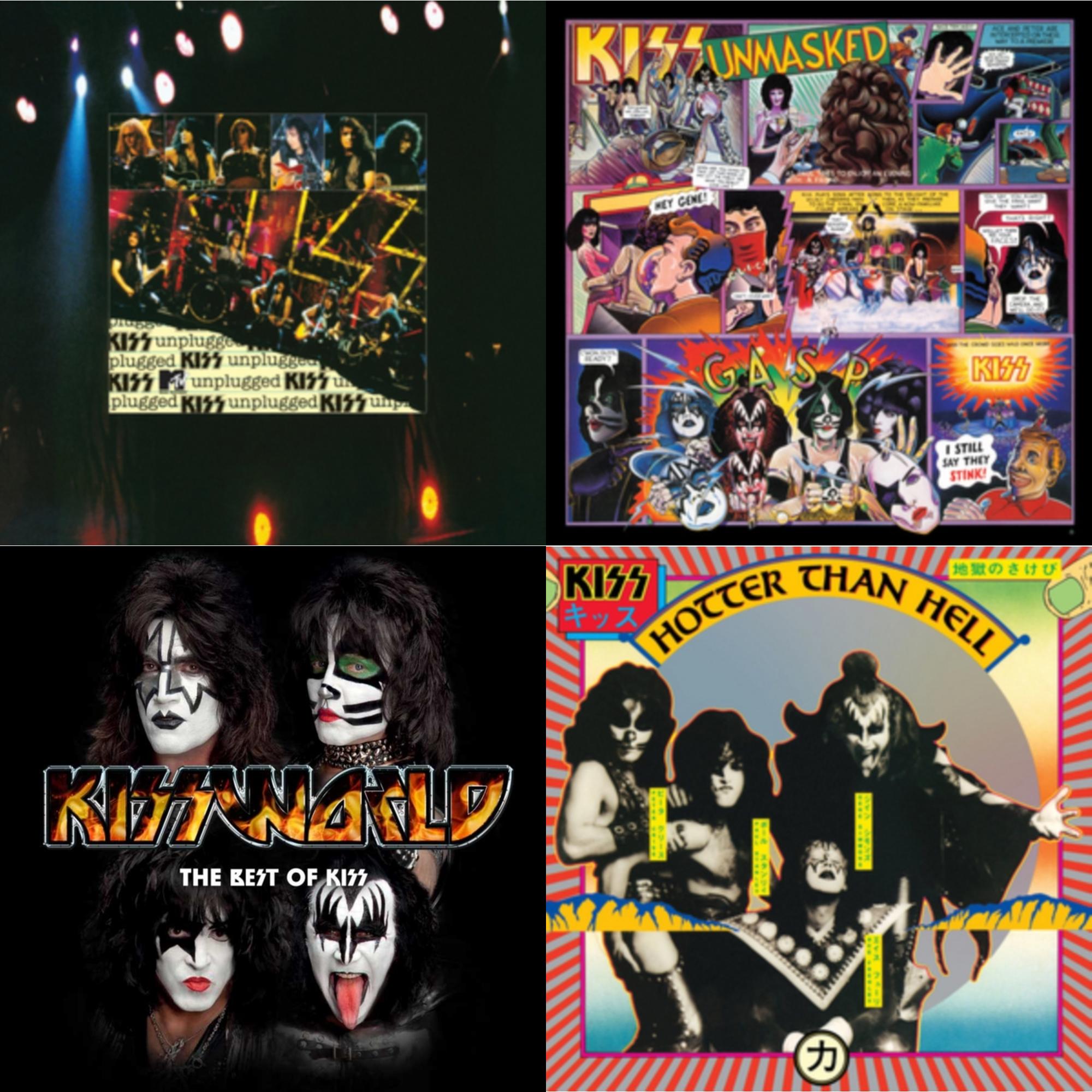 Hotter Than Hell & Unmasked & Mtv Unplugged & Kissworld - The Best Of Kiss (2 LP)