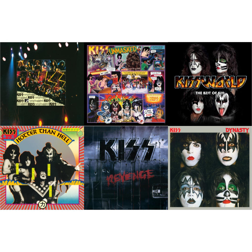 Revenge & Dynasty & Hotter Than Hell & Unmasked & Mtv Unplugged & Kissworld - The Best Of Kiss (2 LP)