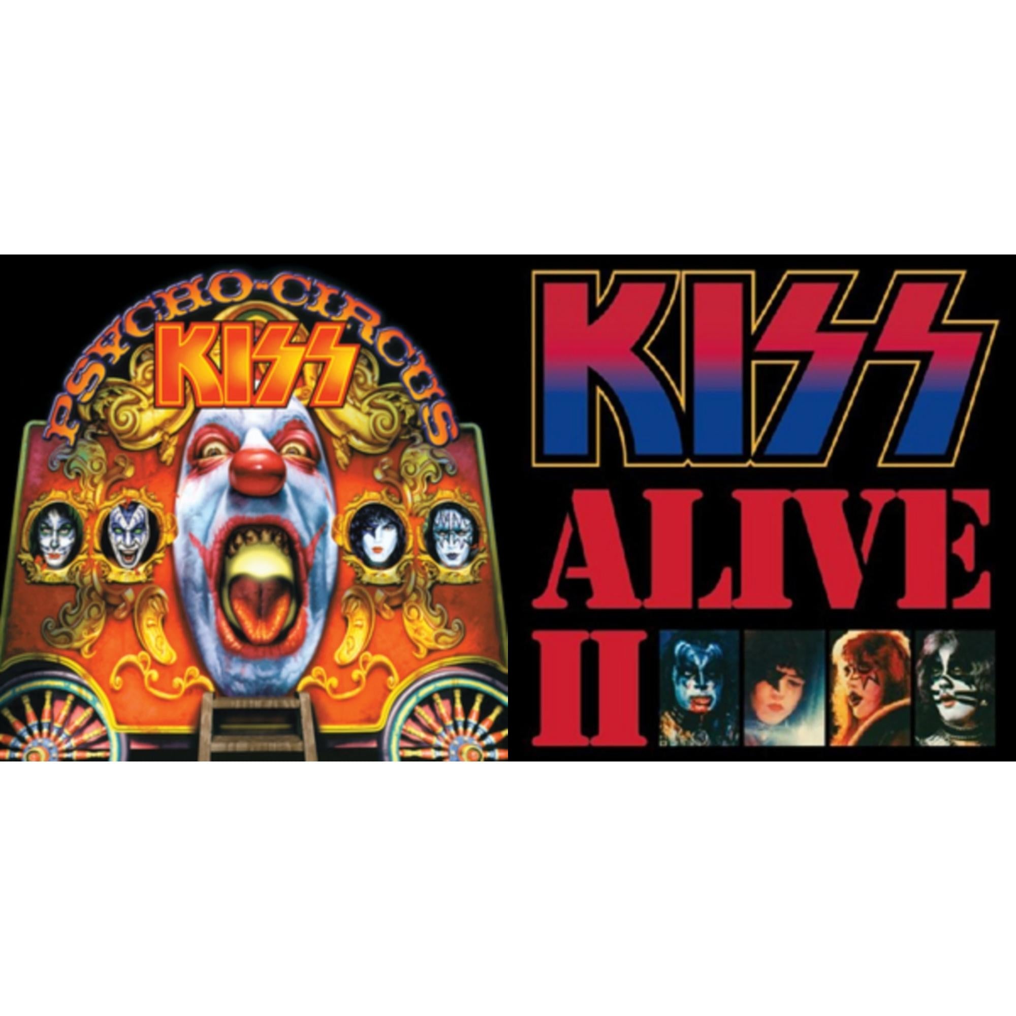 Kiss - Psycho Circus & Alive Ii - LP Vinyl Bundle
