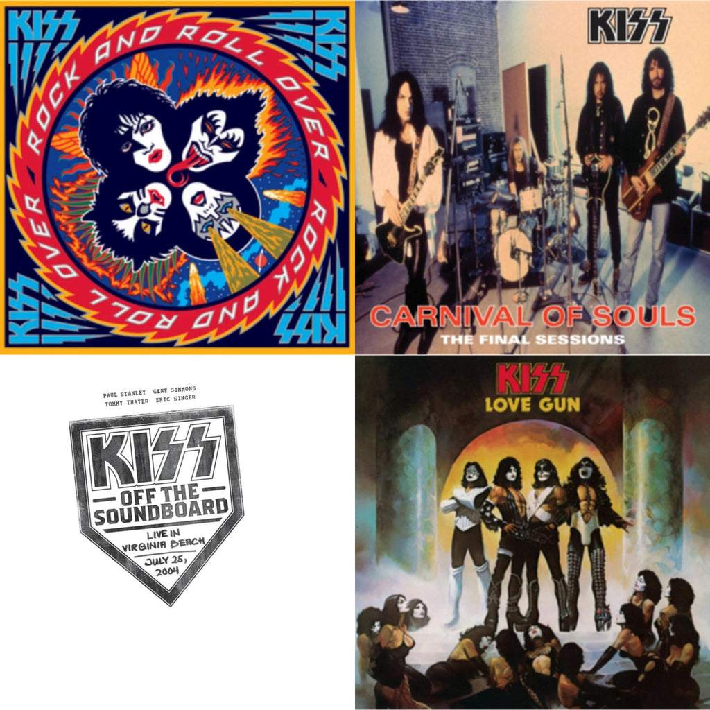 Kiss Off The Soundboard: Live In Virginia Beach (3LP) & Carnival Of Souls & Love Gun & Rock & Roll Over