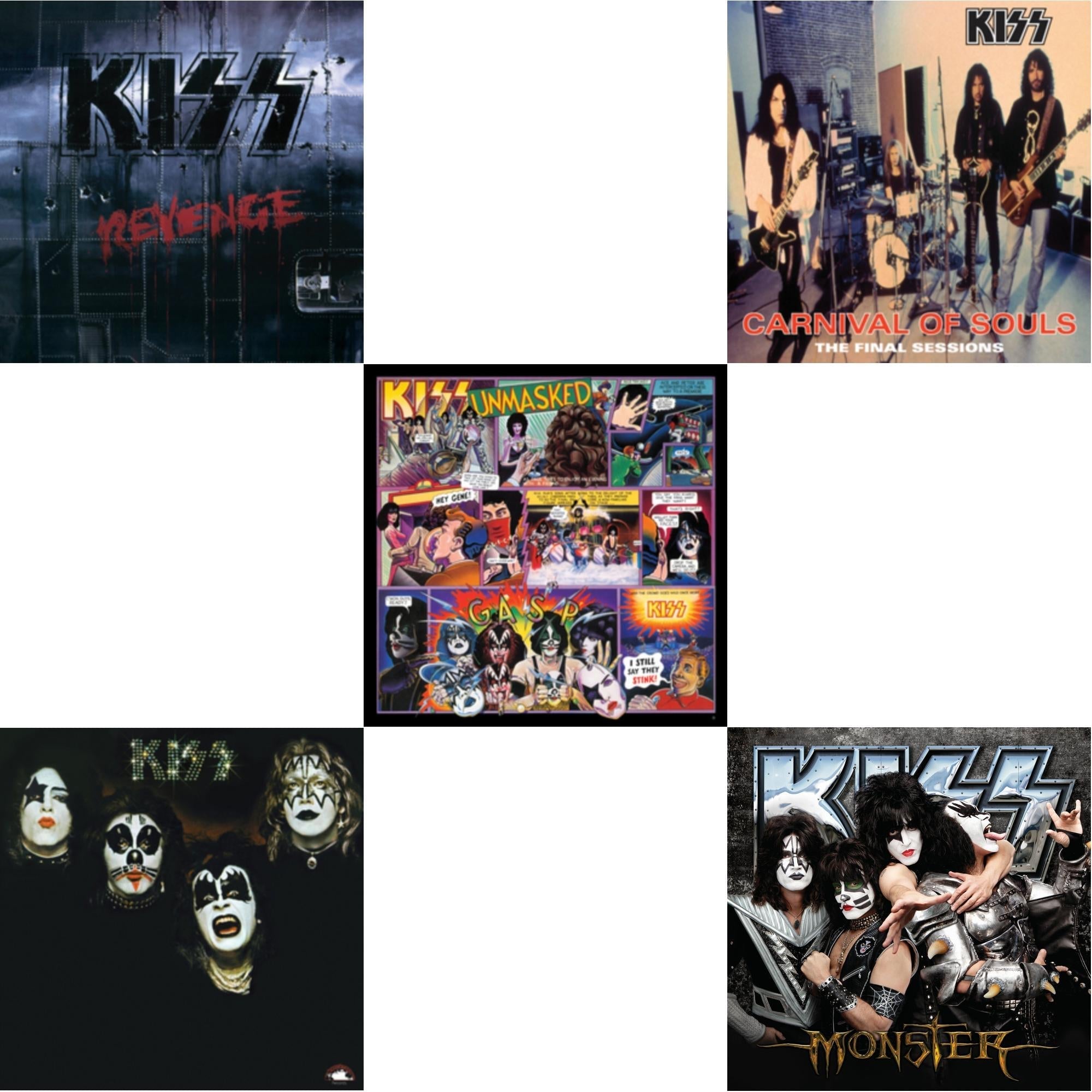 Monster & Kiss & Revenge & Unmasked & Carnival Of Souls