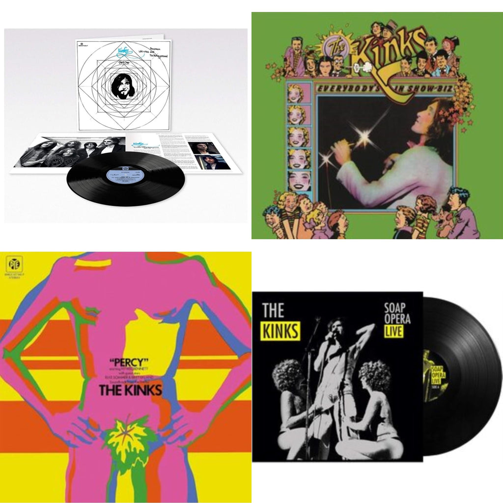 Lola Versus Powerman & The Moneygoround: Pt. 1 (180G/Remastered/Booklet) & Everybody's In Show-Biz (2022 Standalone/2LP) & Percy & Soap Opera Live (140G)