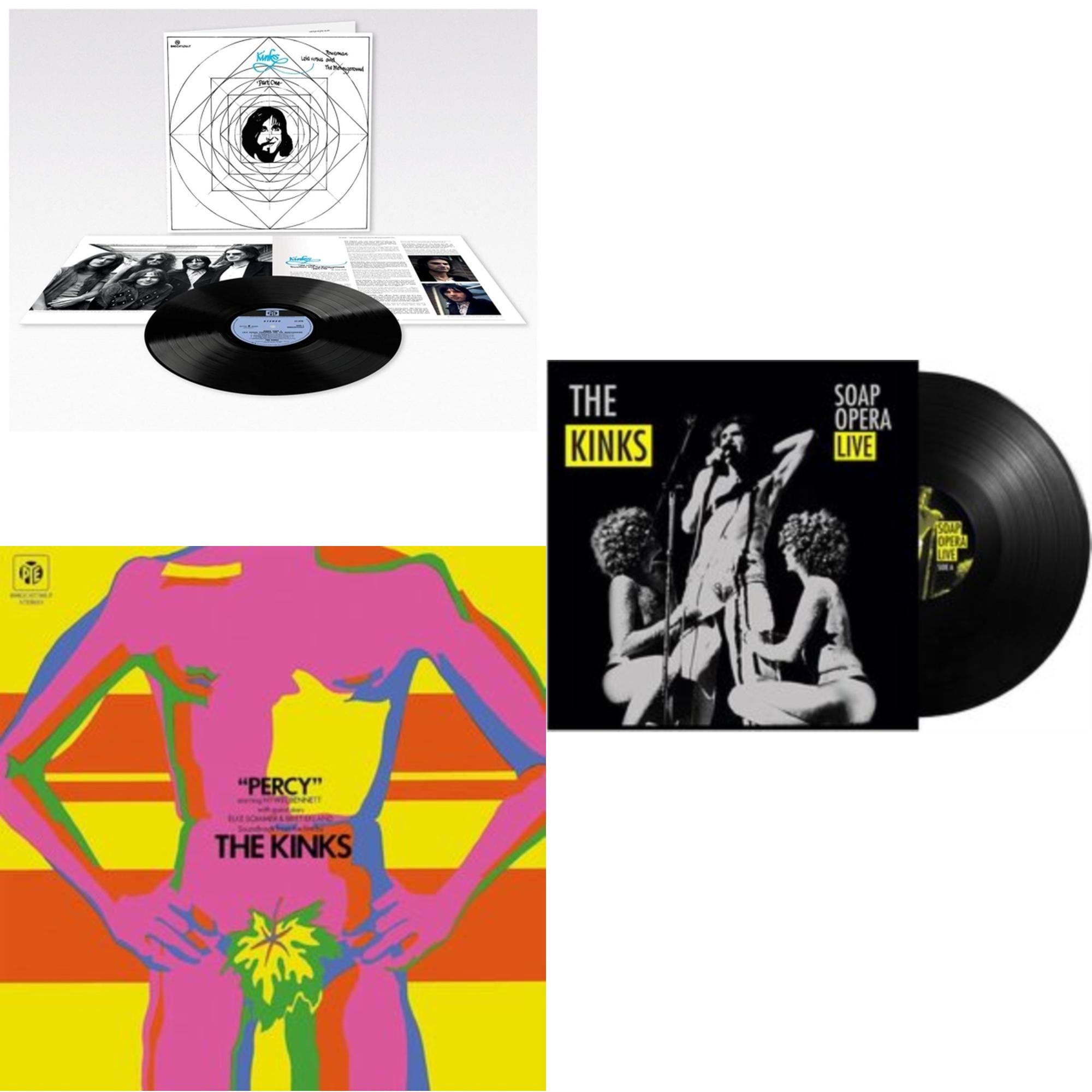Lola Versus Powerman & The Moneygoround: Pt. 1 (180G/Remastered/Booklet) & Percy & Soap Opera Live (140G)