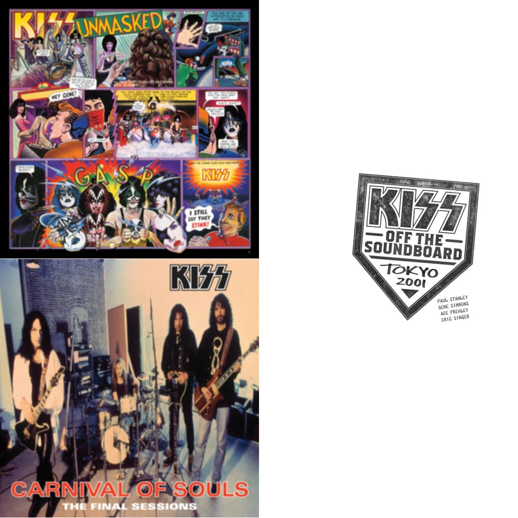 Kiss Off The Soundboard: Tokyo 2001 (3LP) & Unmasked & Carnival Of Souls