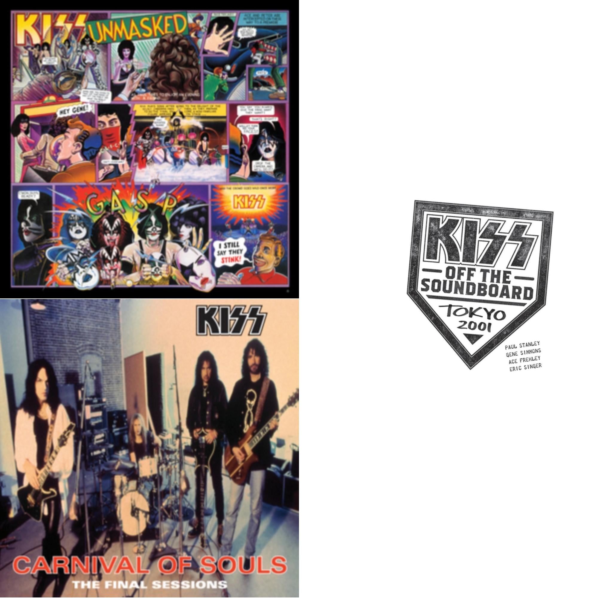 Kiss Off The Soundboard: Tokyo 2001 (3LP) & Unmasked & Carnival Of Souls