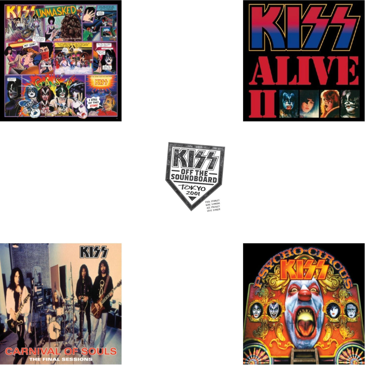 Kiss Off The Soundboard: Tokyo 2001 (3LP) & Psycho Circus & Unmasked & Carnival Of Souls & Alive Ii