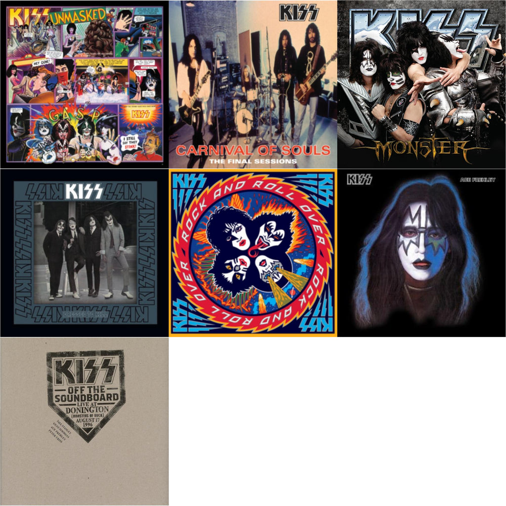 Kiss Off The Soundboard: Donington 1996 (Live) (3LP) & Monster & Unmasked & Dressed To Kill & Carnival Of Souls & Rock & Roll Over & Ace Frehley