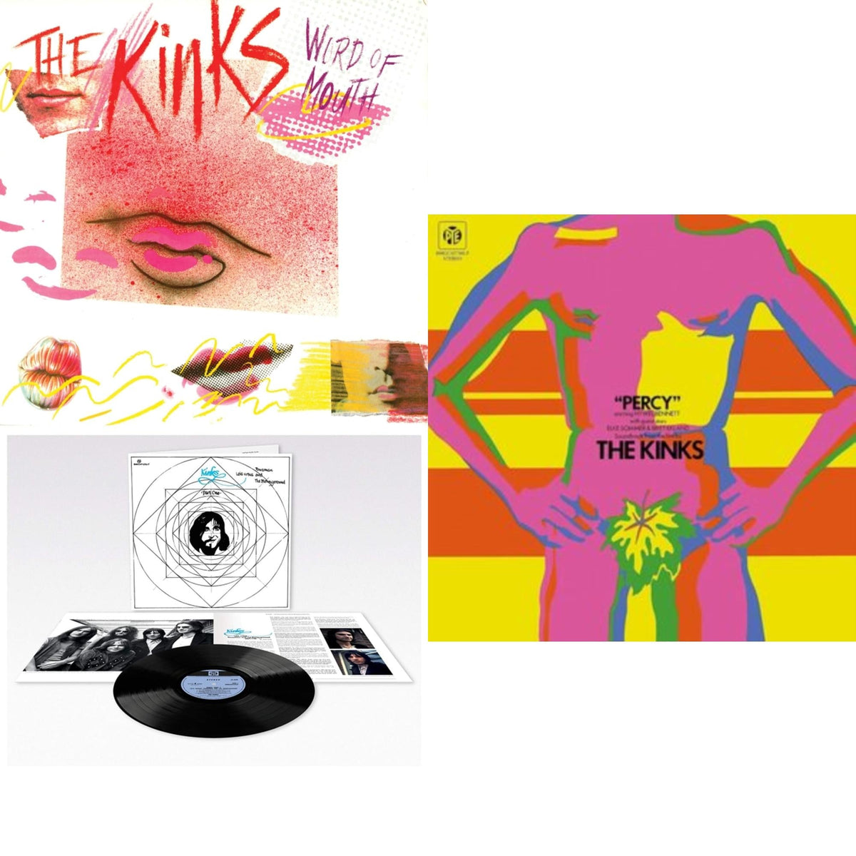 Lola Versus Powerman & The Moneygoround: Pt. 1 (180G/Remastered/Booklet) & Percy & Word Of Mouth (180G/Red LP Vinyl/Limited Edition/Gatefold Cover & Poster)