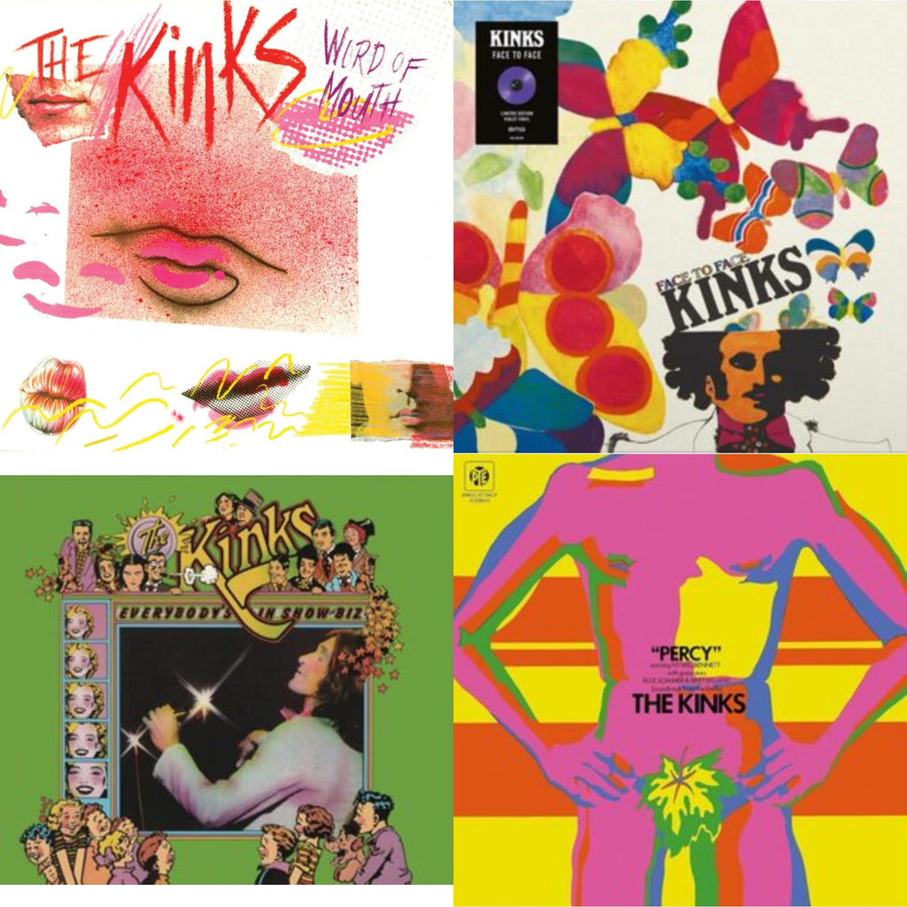 Kinks - Word Of Mouth (180G/Red LP Vinyl/Limited Edition/Gatefold Cover & Poster) & Face To Face & Everybody's In Show-Biz (2022 Standalone/2LP) & Percy