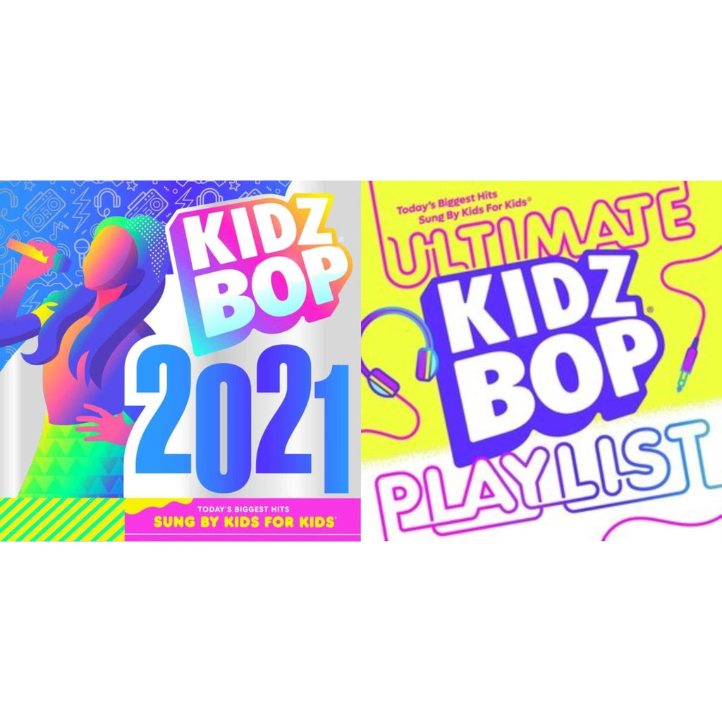 Kidz Bop Kids - Kidz Bop 2021 (Neon Green LP Vinyl) & Kidz Bop Ultimate Playlist (Lavender LP Vinyl)
