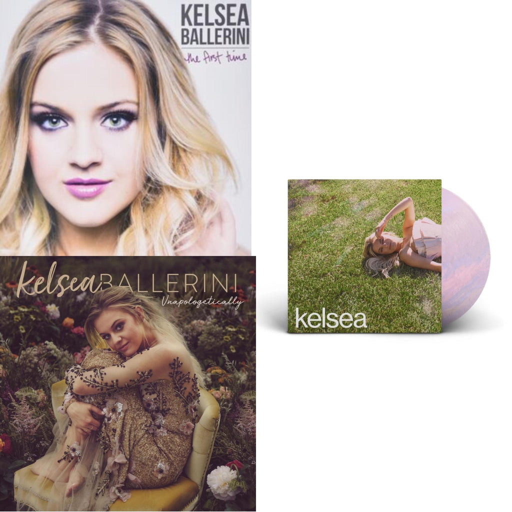 Kelsea Ballerini - First Time & Unapologetically & Kelsea - LP Vinyl Bundle