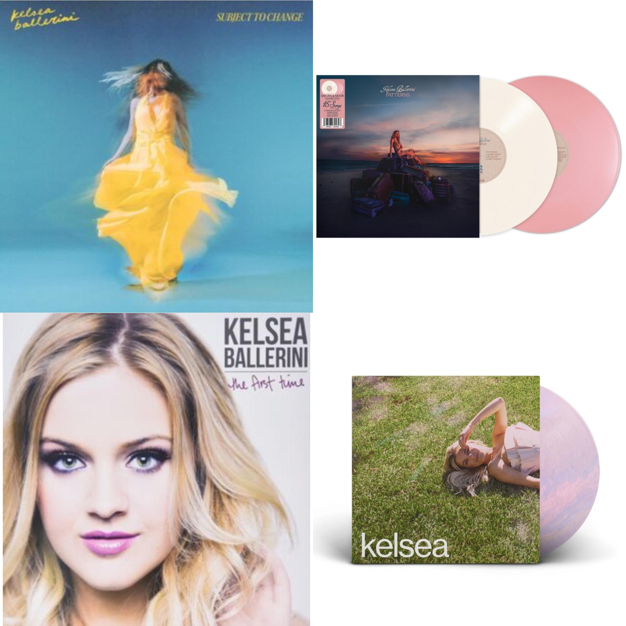 Kelsea Ballerini - Subject To Change (Yellow Vinyl/2LP) & Patterns (Saturn & Moon Vinyl/2LP)  & First Time & Kelsea