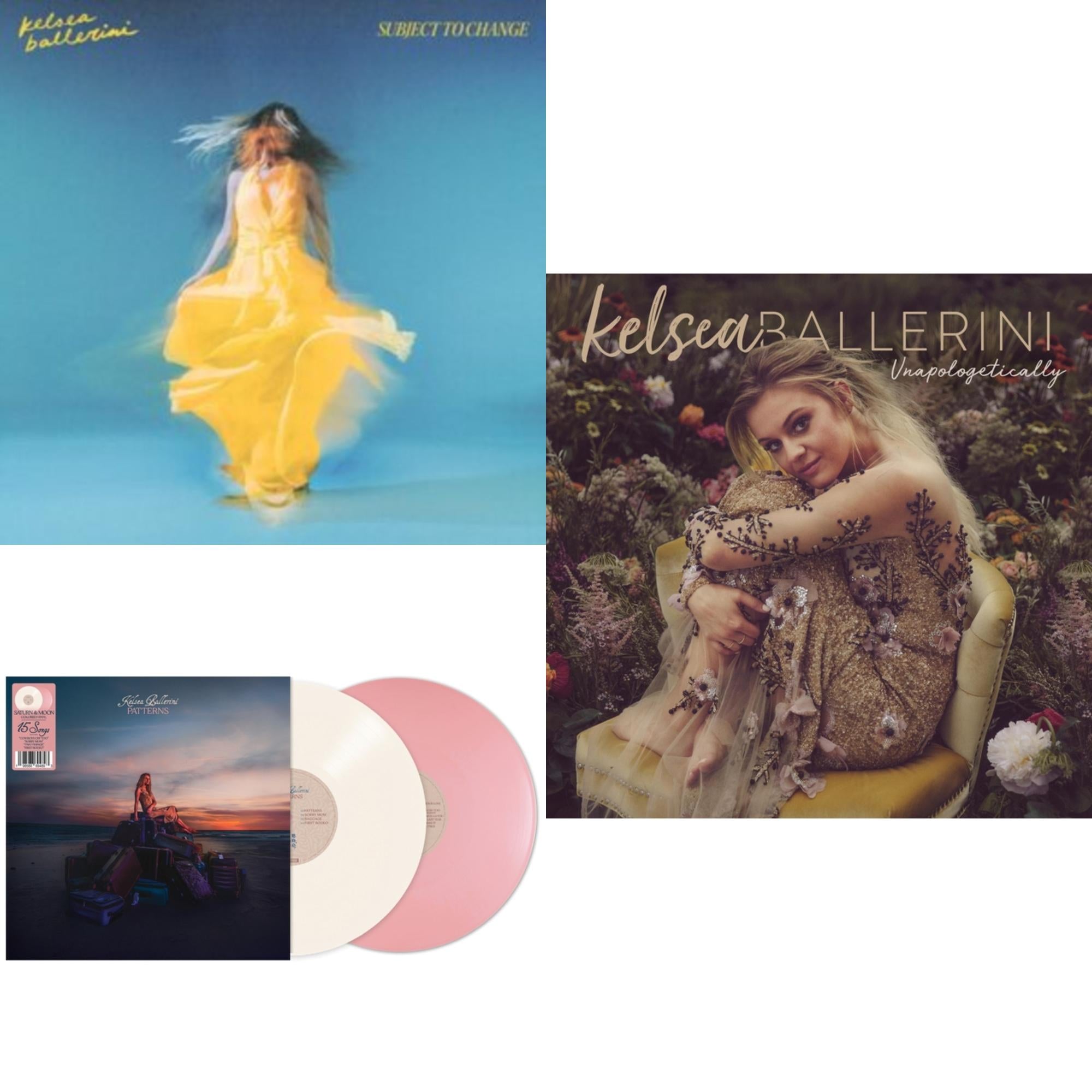 Subject To Change (Yellow Vinyl/2LP) & Patterns (Saturn & Moon Vinyl/2LP)  & Unapologetically