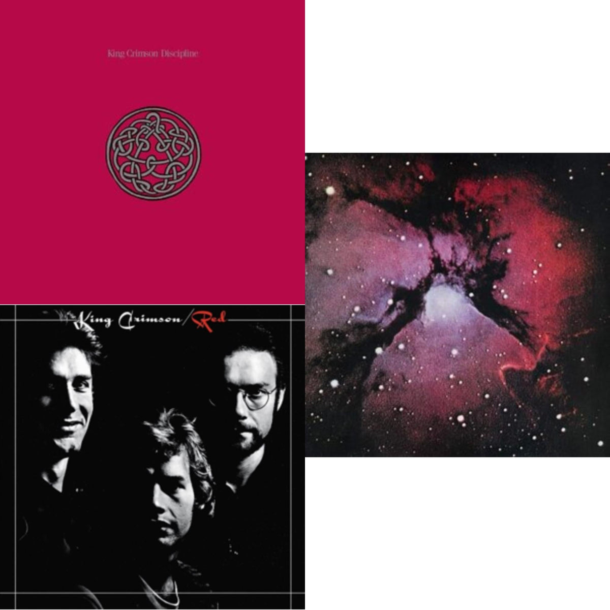 Islands (200G/Remix/Ltd) & Discipline (200G/2022 Steven Wilson Remix) & Red (200G)