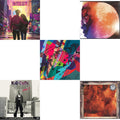 Entergalactic (X) & Boy Who Flew To & Insano (X) (Translucent Red Vinyl/2LP) & Man On Moon: End Of Day & Indicud
