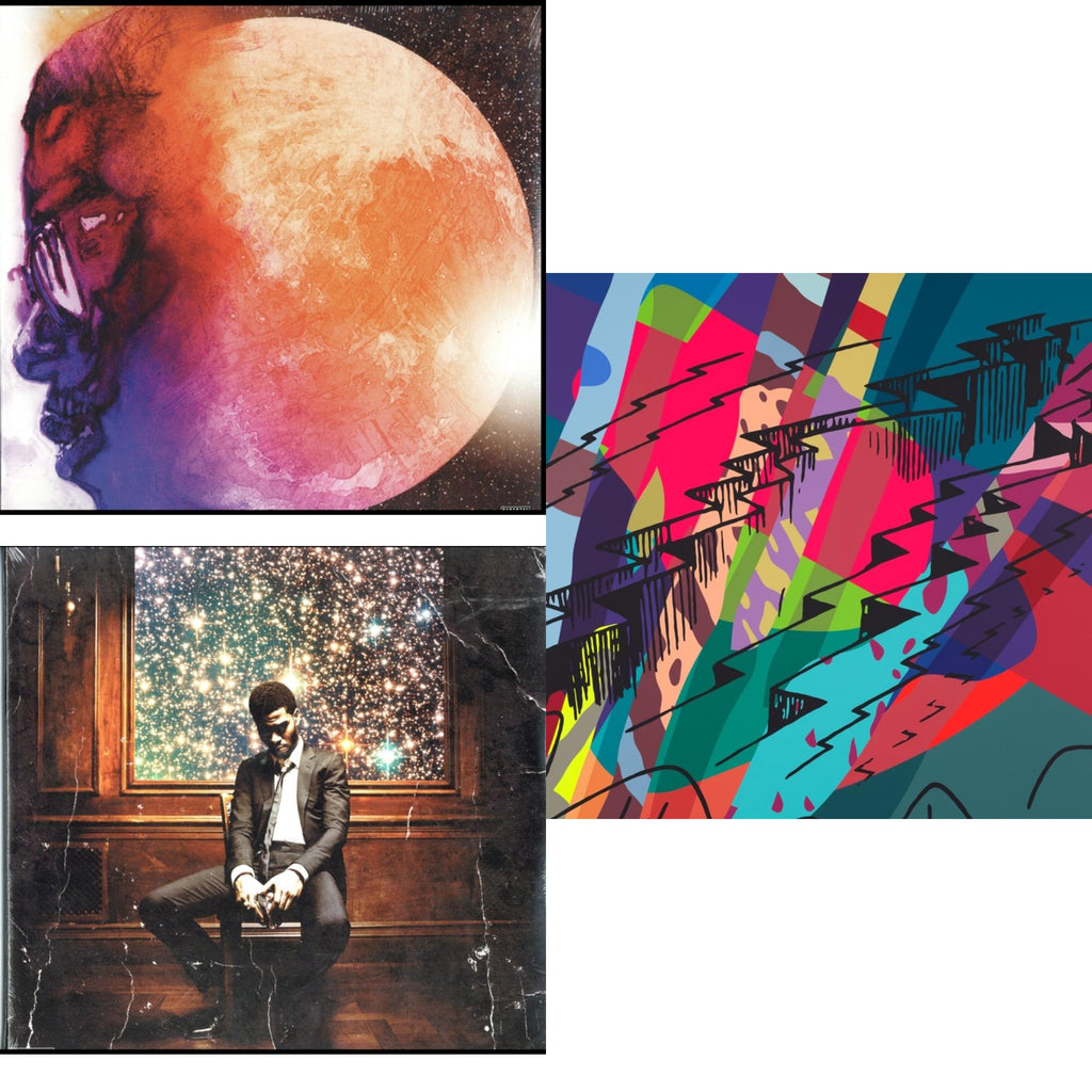 Kid Cudi - Insano (X) (Translucent Red Vinyl/2LP) & Man On Moon: End Of Day & Man On Moon 2: Legend Of Mr Rager